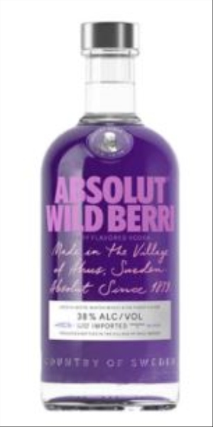 Image sur Absolut Wild Berries 38° 0.7L